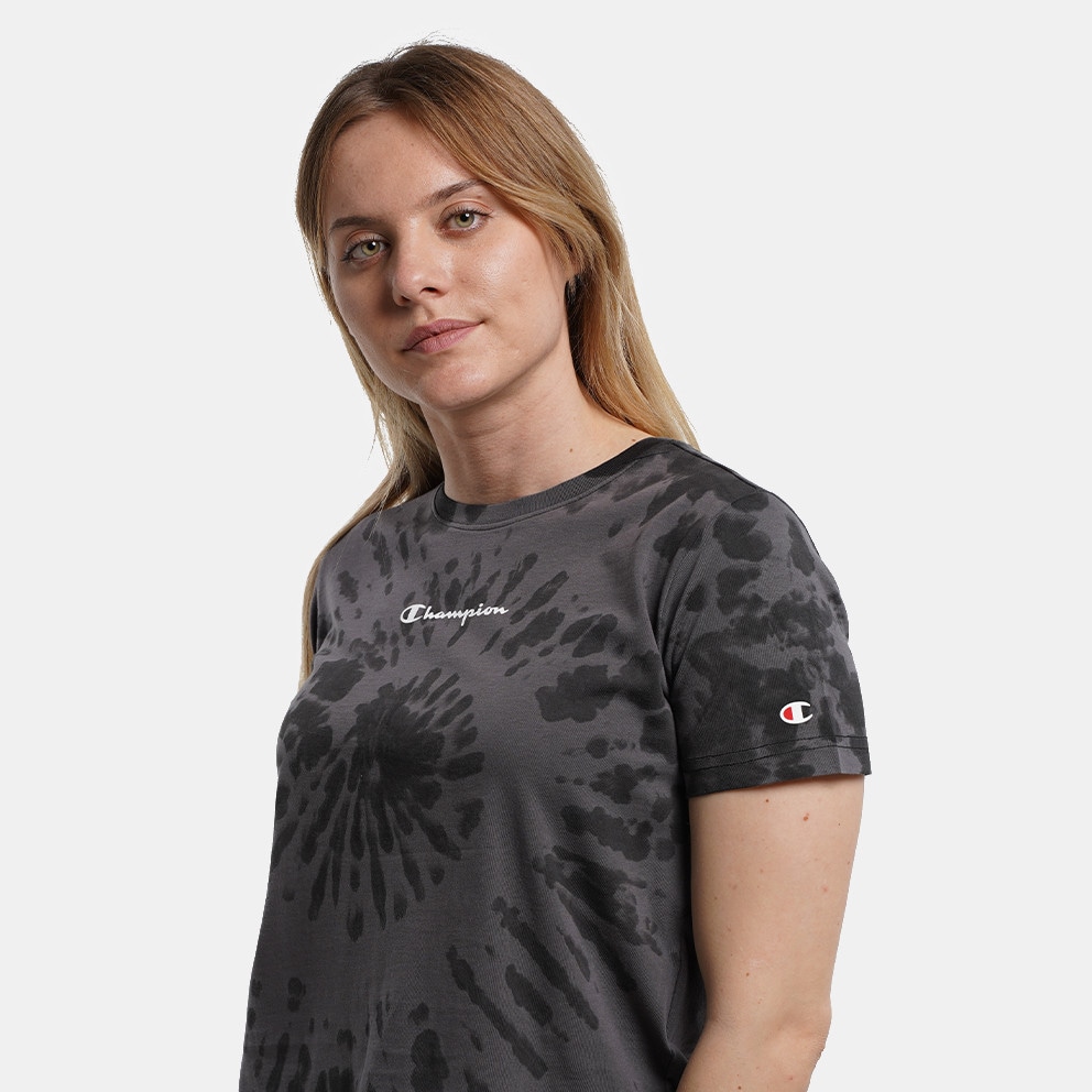 Champion Tie Dye Cropped Γυναικείο T-Shirt