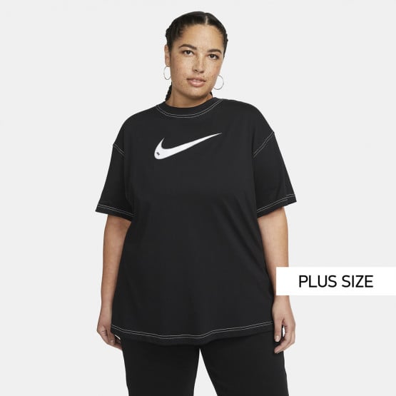 Nike Sportswear Swoosh Plus Size Γυναικείο T-Shirt