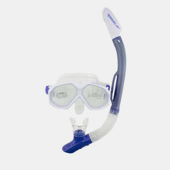 Speedo Leisure Adult Dual Lenses Combo Unisex Μάσκα Θαλάσσης με Αναπνευστήρα