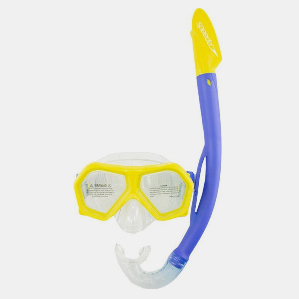 Speedo Leisure Dual Lenses Combo Παιδική Μάσκα Θαλάσσης με Αναπνευστήρα (9000106703_39304)