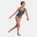 Speedo Digital Allover Leaderback Kids's Swimmsuit