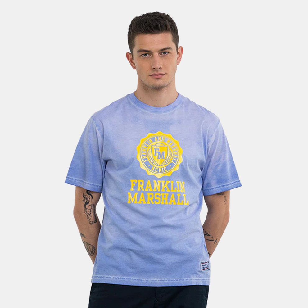 Franklin & Marshall F&M Men's T - shirt uomo puma x peanuts tee - shirt  Blue JM31451006G51 - 040