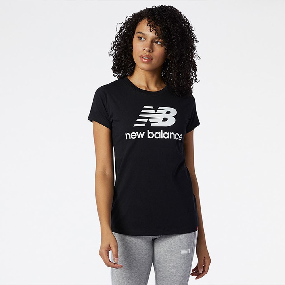 New Balance Essentials Stacked Logo Γυναικείο T-shirt (9000105631_1469)