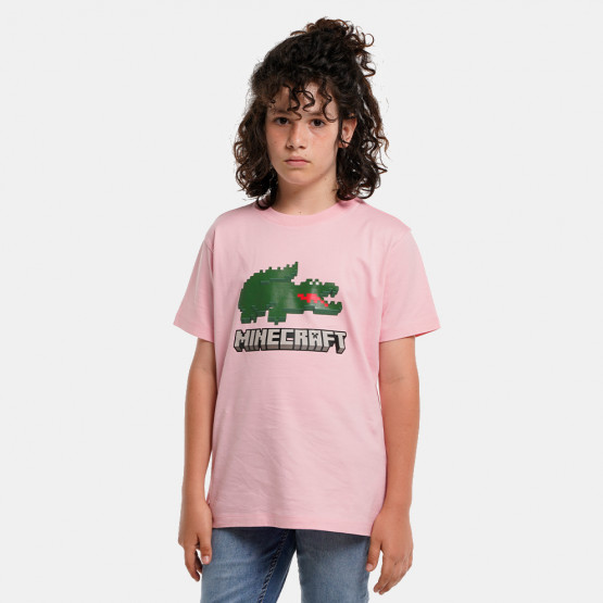 Lacoste x Minecraft Print Kids' T-Shirt