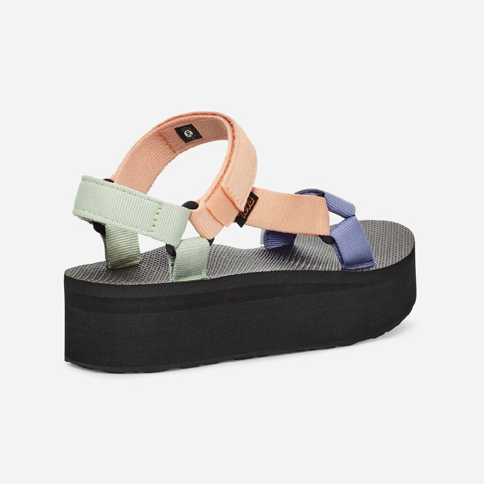 Teva Flatform Universal Mettalic Γυναικεία Σανδάλια