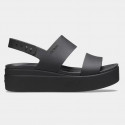 Crocs Brooklyn Low Wedge Γυναικεία Σανδάλια