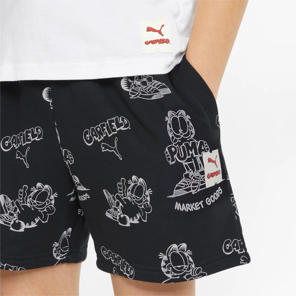 Puma X Garfield Aop Kids' Shorts