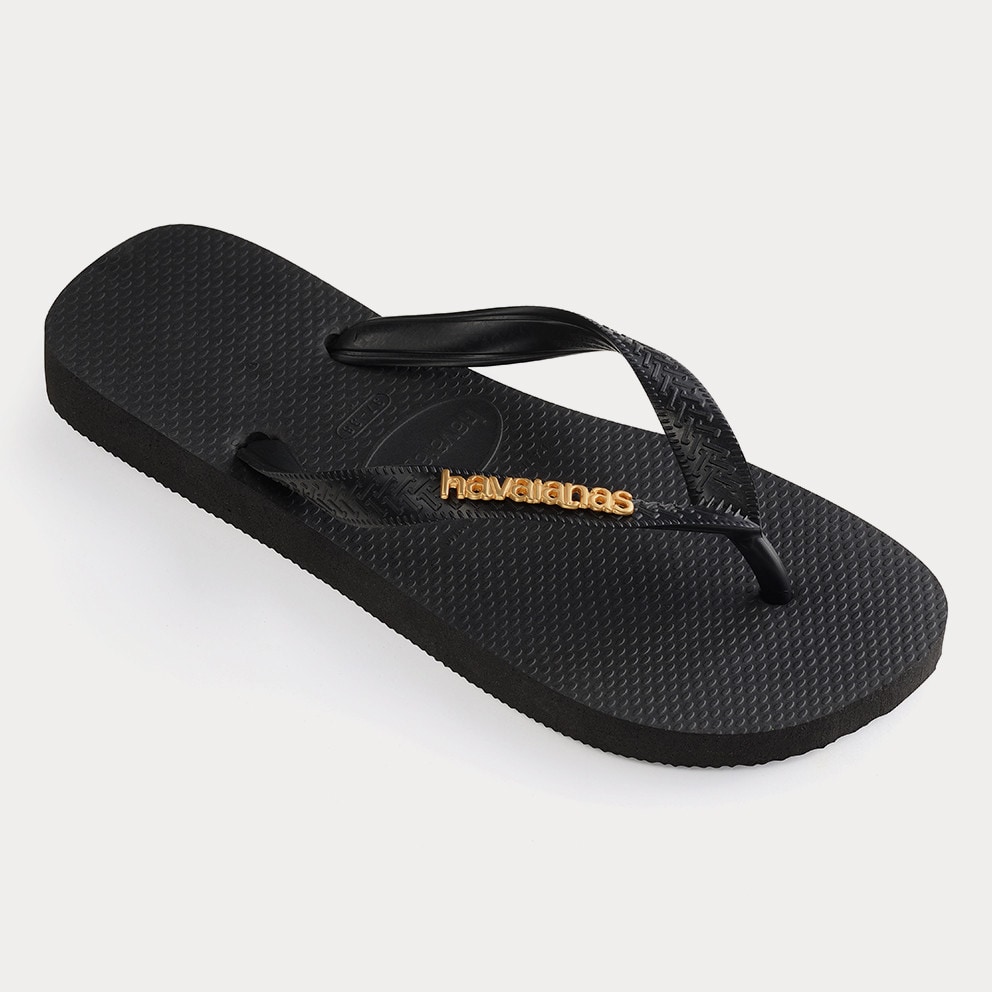 Havaianas Metallic Logo Unisex Flip Flops