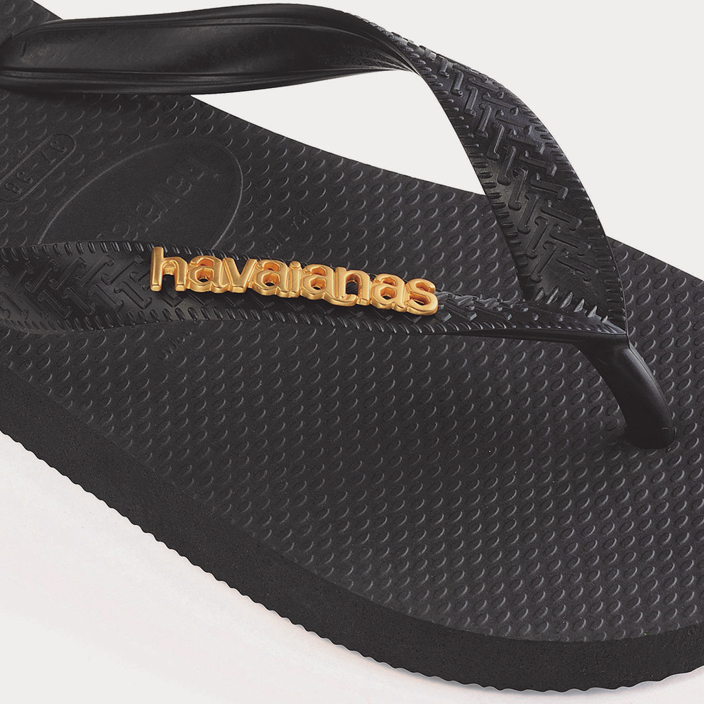 Havaianas Metallic Logo Unisex Flip Flops