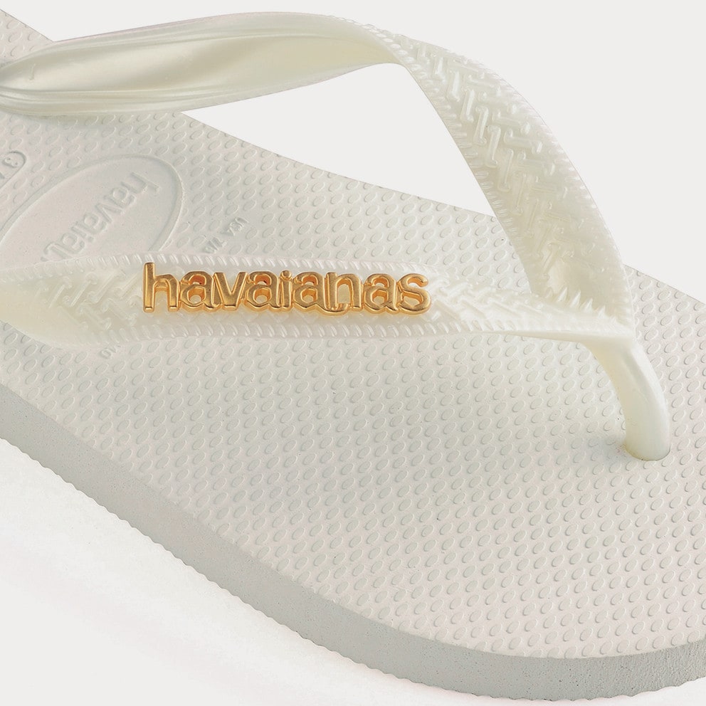 Havaianas Metallic Logo Unisex Flip Flops