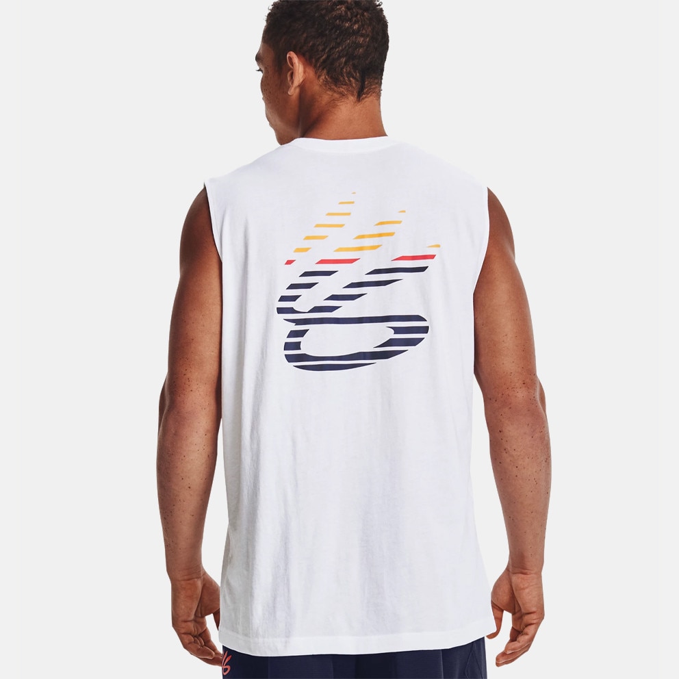 Under Armour Curry Graphic Ανδρική Αμάνικη Μπλούζα