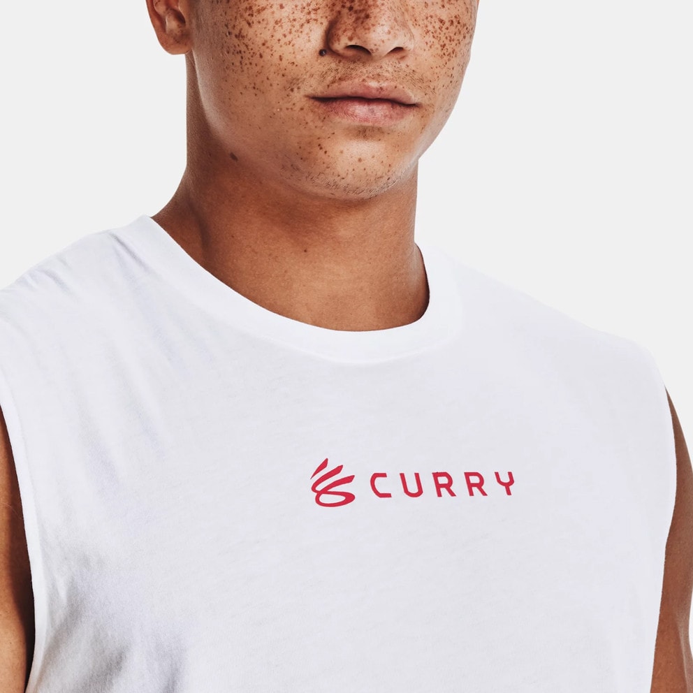 Under Armour Curry Graphic Ανδρική Αμάνικη Μπλούζα