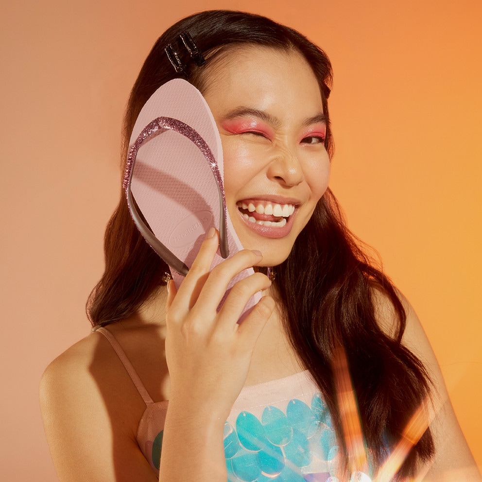 Havaianas Slim Logo Unisex Flip Flops