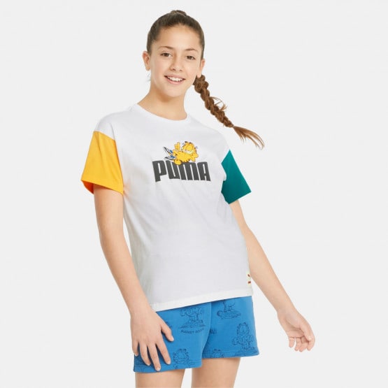 Puma x Garfield Colorblock Παιδικό T-shirt