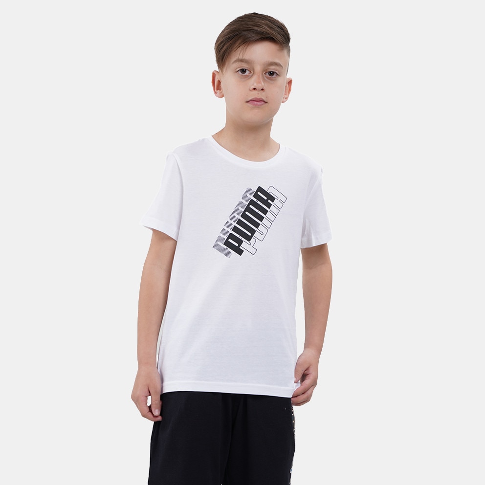 Puma Power Logo Παιδικό T-shirt (9000096500_22505)