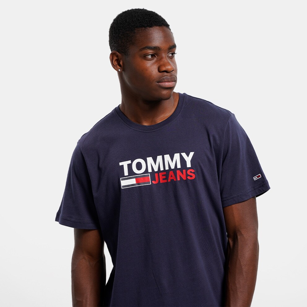 shirt Navy Blue DM0DM15379 Tommy Jeans Corp Logo Men s T which is based on Anderson s marriage with Tommy Lee C87