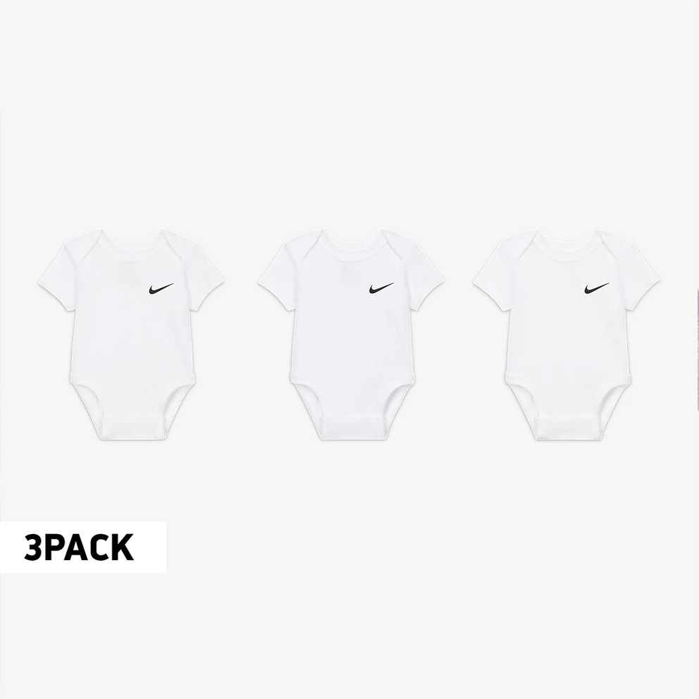 Nike 3 Pack Swoosh Βρεφικό Σετ Κορμάκια (9000100706_1539)