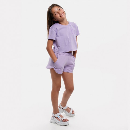 Target Crop Top S.Jersey Bermuda Kids' Set