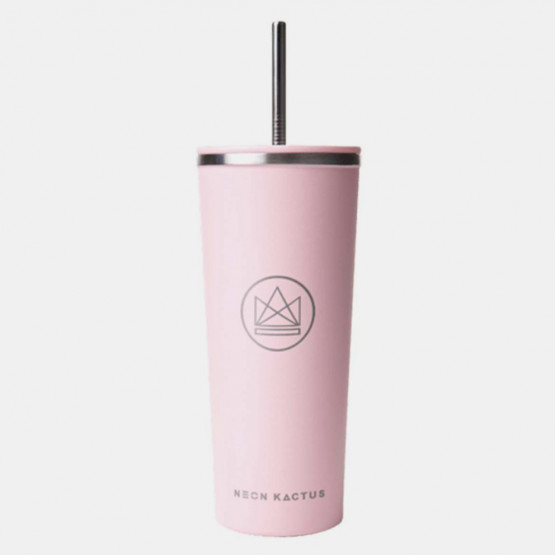 Neon Kactus Pink Flamingo Thermos Cup 710ml