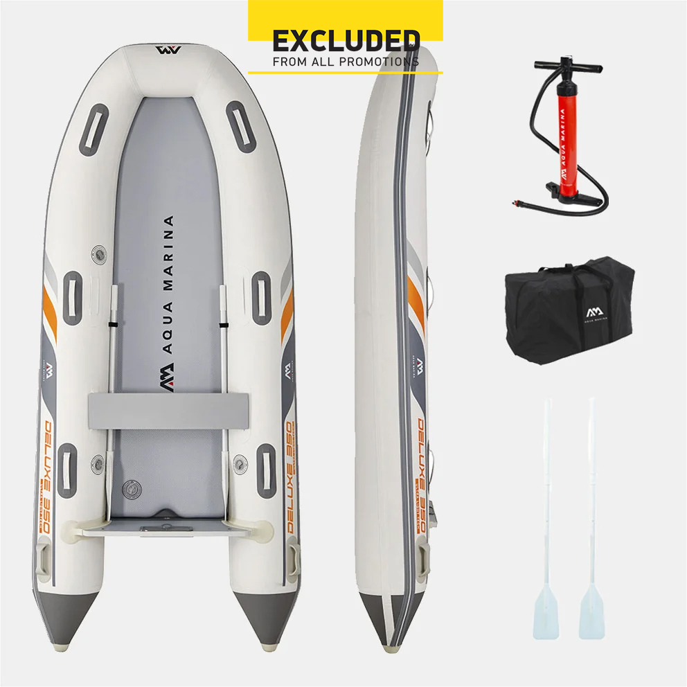 Aqua Marina Deluxe Inflatable Speed Boat Series 350 Cm Me Airdeck Φουσκωτή Βάρκα (9000108793_38150)