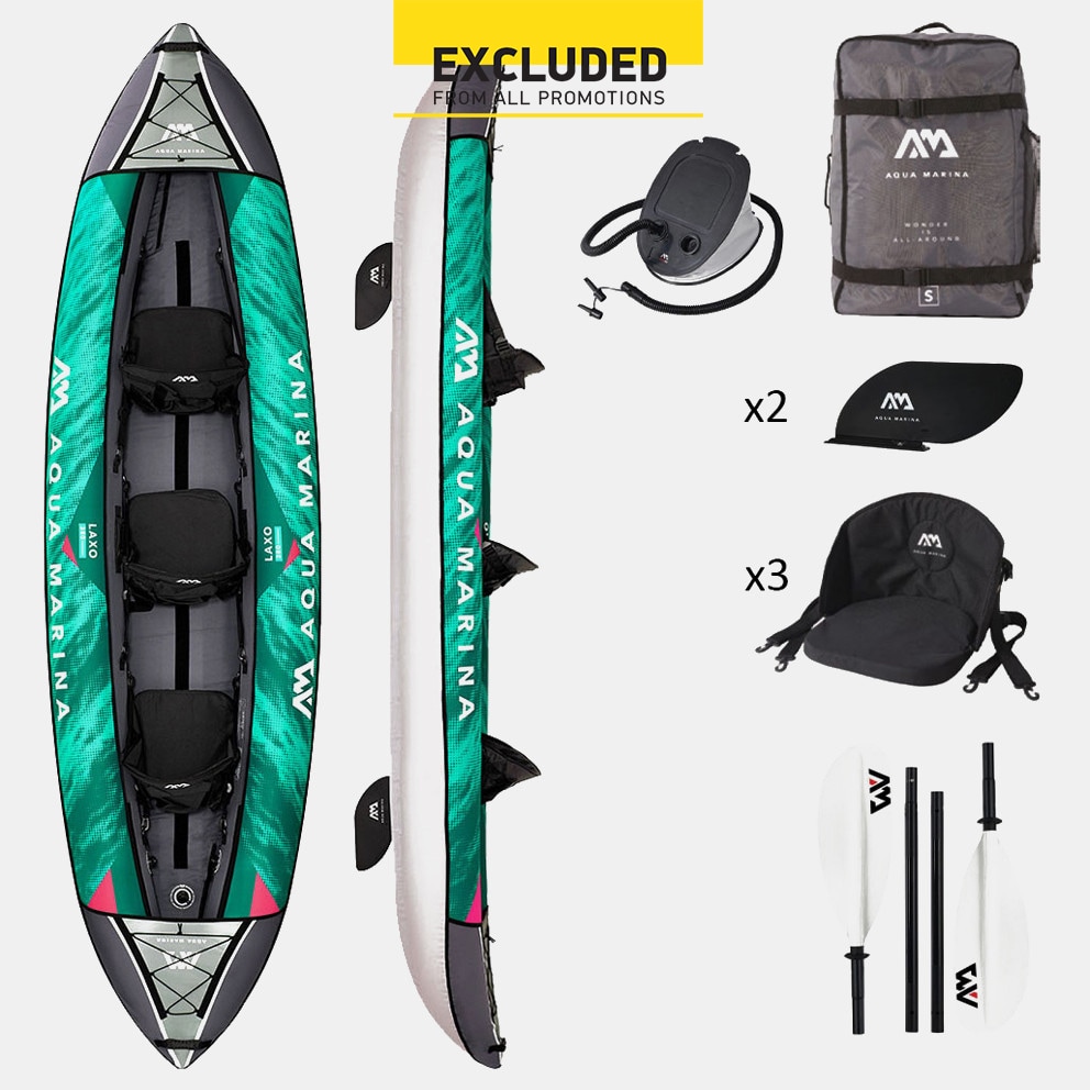 Aqua Marina Recreational Kayak Laxo 3 Persons 12'6'' 380X90Cm
