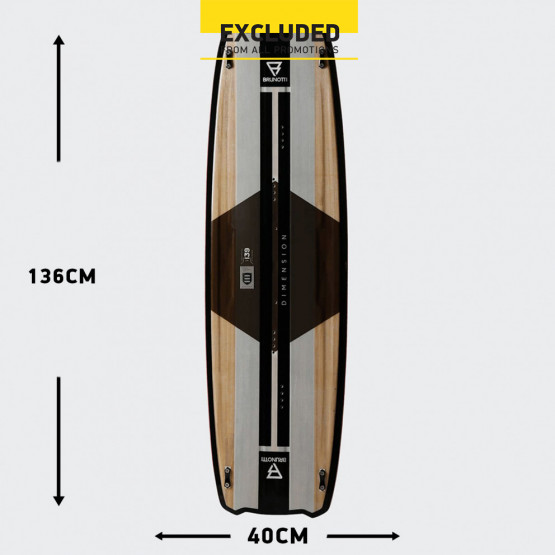 Brunotti Dimension Uni Kiteboard 136 x 40 cm