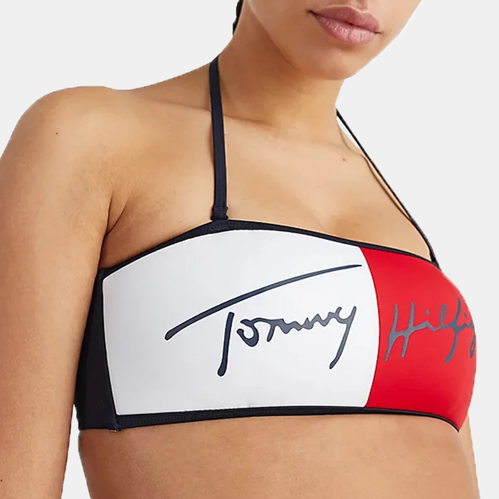 Tommy Jeans Fixed Bandeau Γυναικείο Μαγιό Πάνω Μέρος