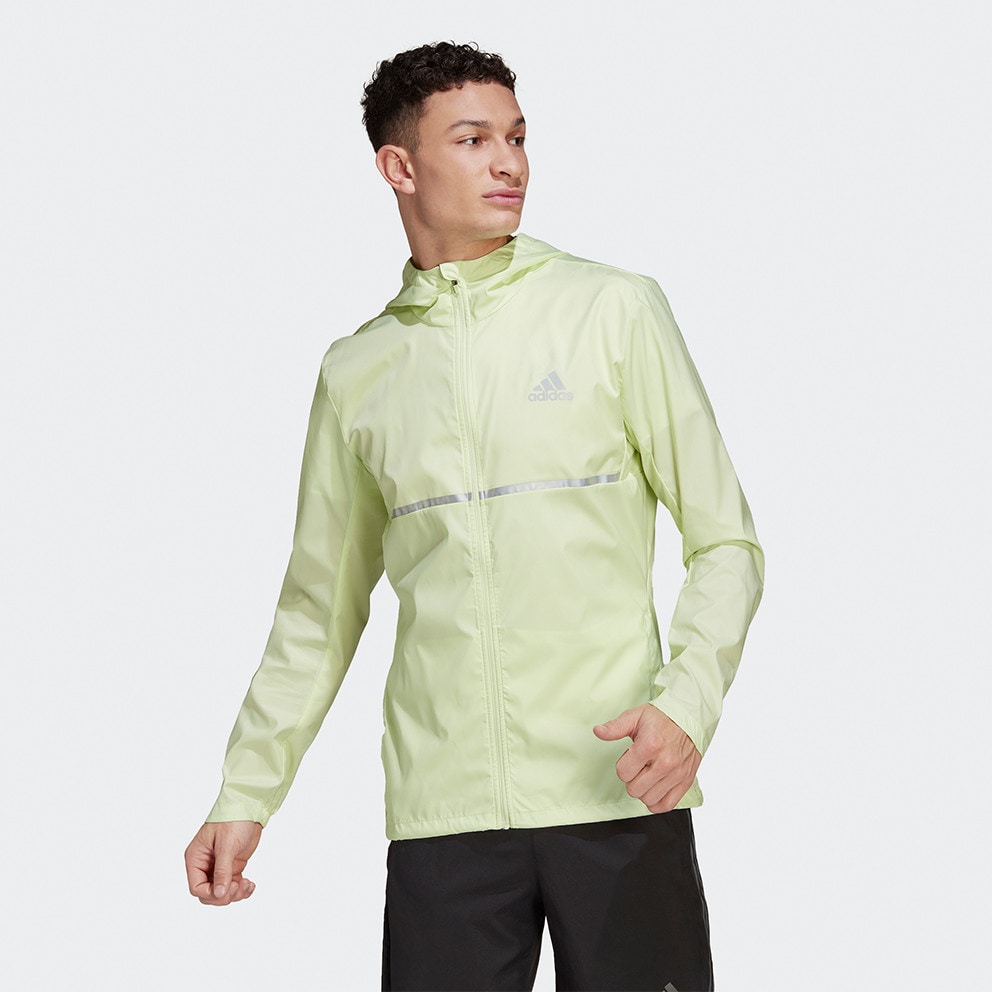 Amperio explosión portátil adidas Performance Own The Run Men's Running Jacket Yellow HC6826