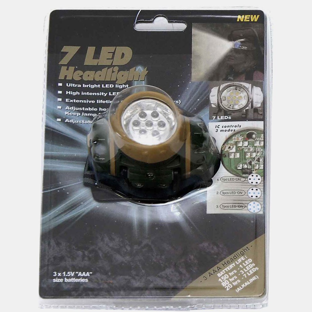 Campus Φακος Κεφαλης 7Led