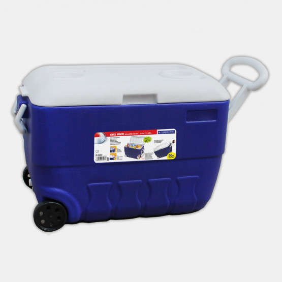 Campcool Portable Fridge with Wheels 50L