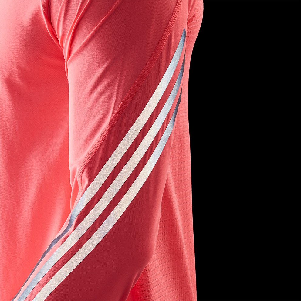 adidas Run Icon Full Reflective 3-Stripes Long Sleeve Tee