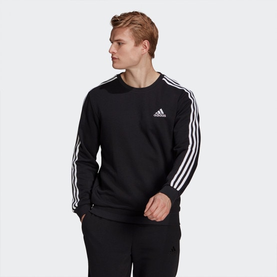 adidas Performance Essentials French Terry 3-Stripes Ανδρική Μπλούζα Μακρύ Μανίκι