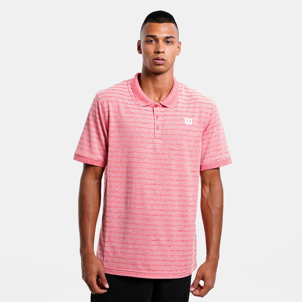 Wilson S/M Stripe Ανδρικό Polo T-shirt (9000108551_1523)