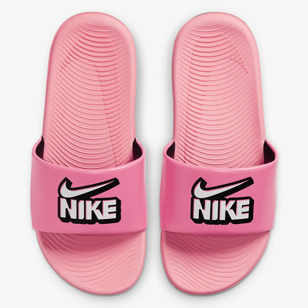 Nike Kawa Παιδικά Slides (9000094615_56861) SUNSET PULSE/WHITE-BLACK