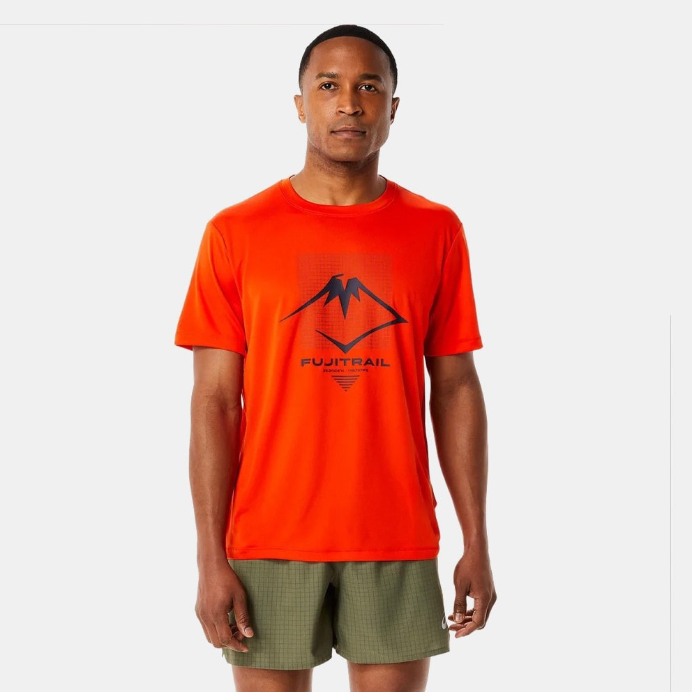 Asics Fujitrail Logo Ανδρικό T-shirt (9000109179_6760)