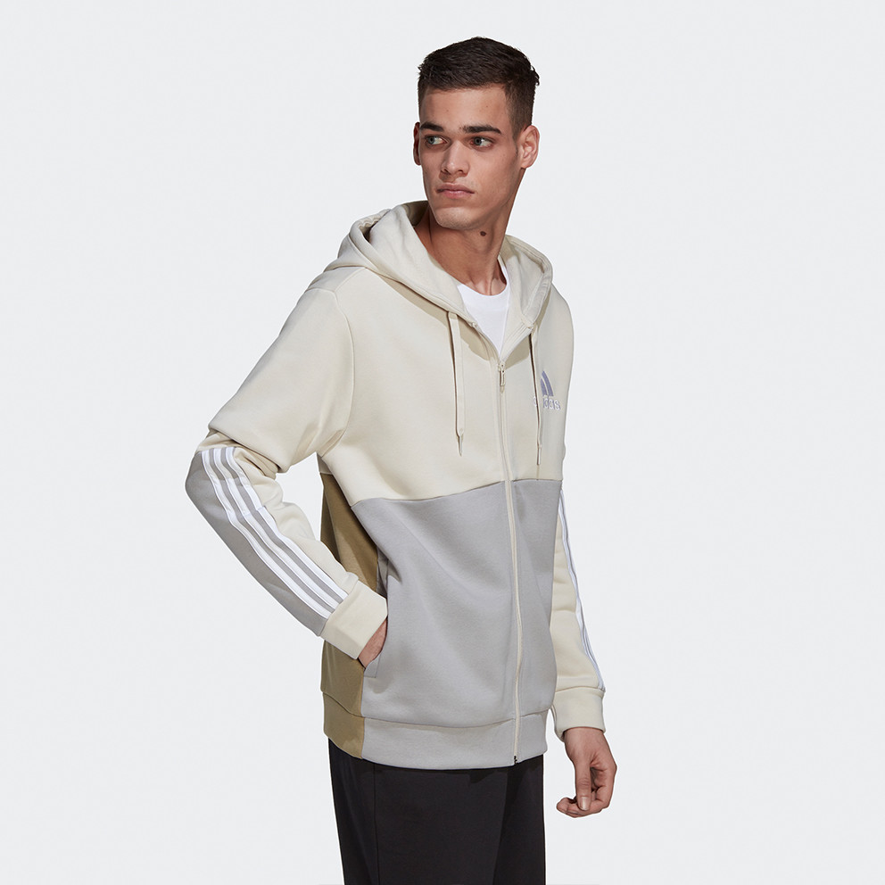 adidas Performance Essentials Colorblock Fleece Full-Zip Ανδρική Ζακέτα