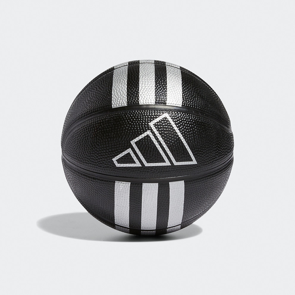 Stripes Rubber Mini Basketball Ball Black HM4972 - adidas 3 - adidas stabil shoes for women with black