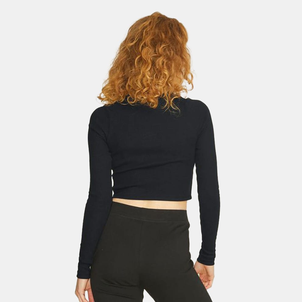 JJXX Jxfeline Rib Women's Long-Sleeve Crop Top