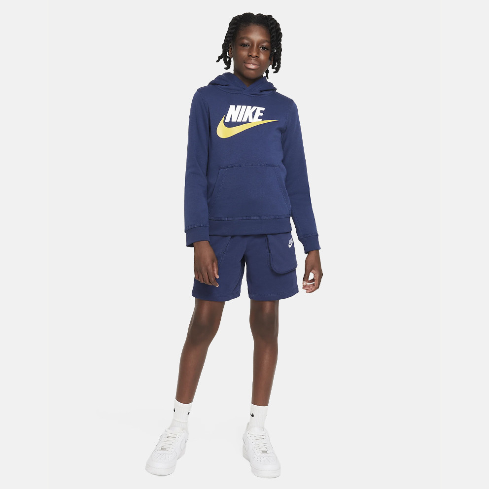 Nike Sportswear Club Big Logo Παιδικό Φούτερ με Κουκούλα