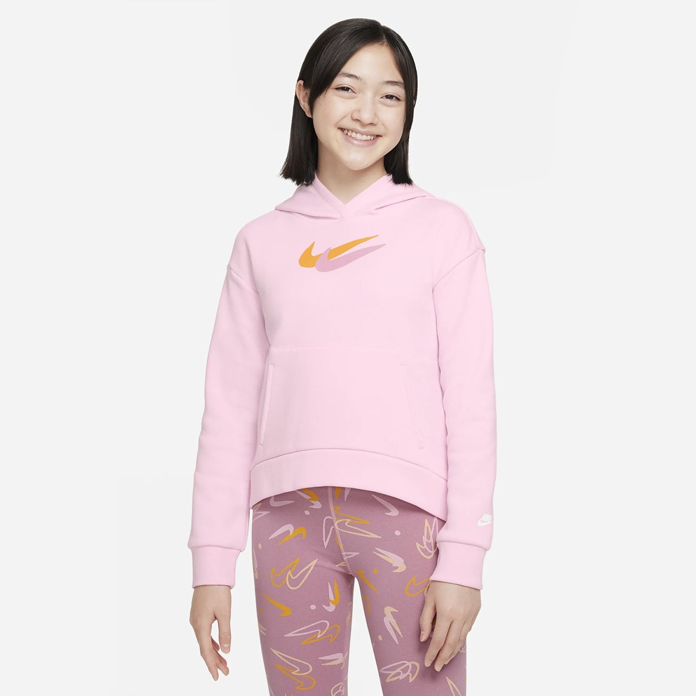 Nike Sportswear Fleece Παιδική Μπλούζα με Κουκούλα