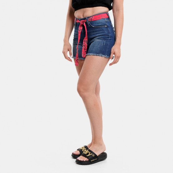 Superdry Vintage Mid Rise Women's Jean Shorts