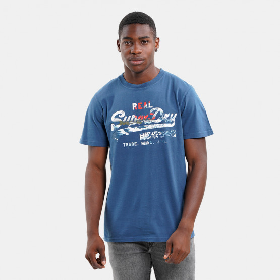 Superdry Ovin Vintage Vl Narrative Ανδρικό T-shirt