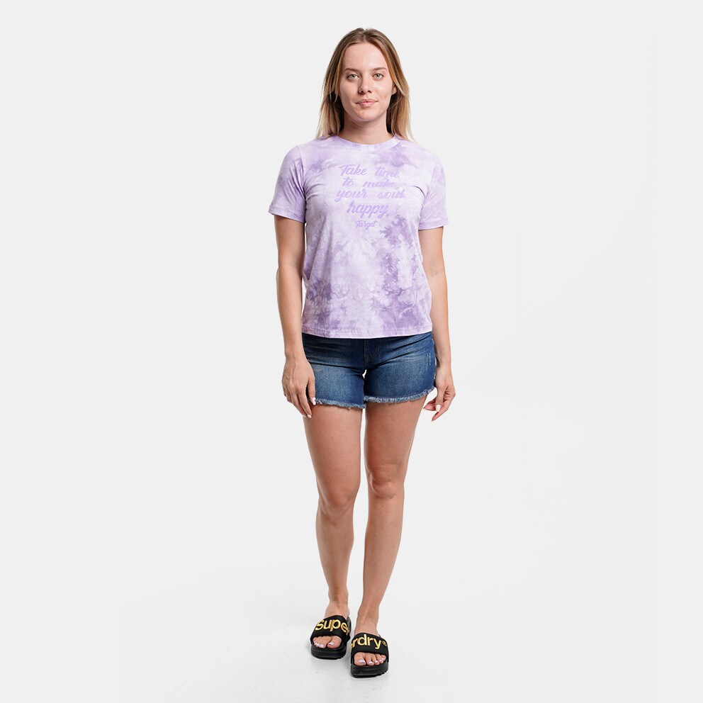 Target Tie Dye "Happy" Γυναικείο T-shirt