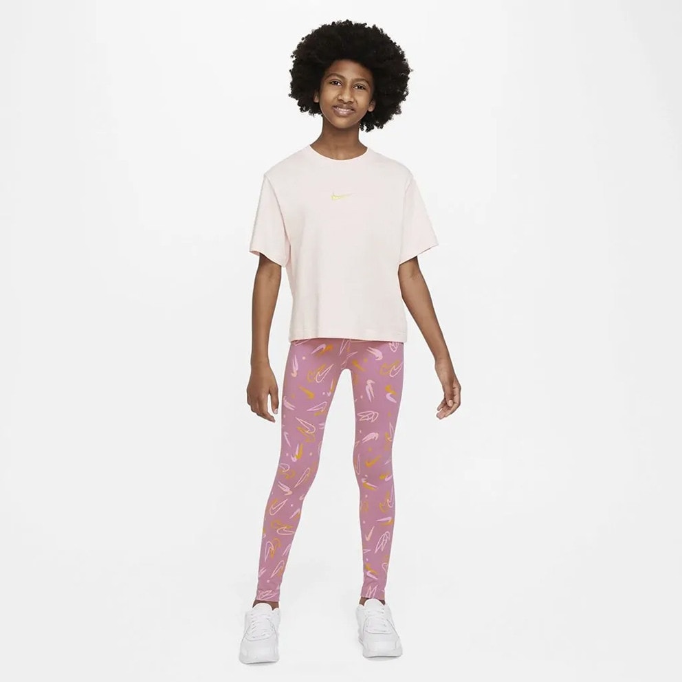 Nike Sportswear Essential Kids' Leggings Pink DQ8866-698