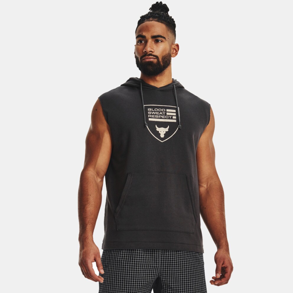 010 Under Armour Project Rock Terry Iron Men s Hoodie Black