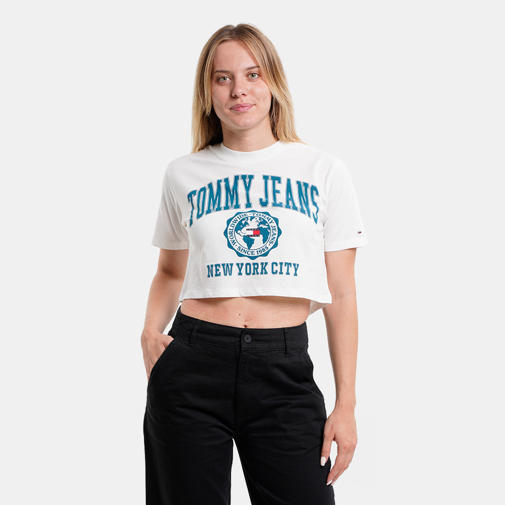 Tommy Jeans Super Crop College Γυναικείο T-Shirt (9000114525_6212)