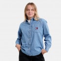 Tommy Jeans Chambray Badge Boy Regular Fit Women's Shirt