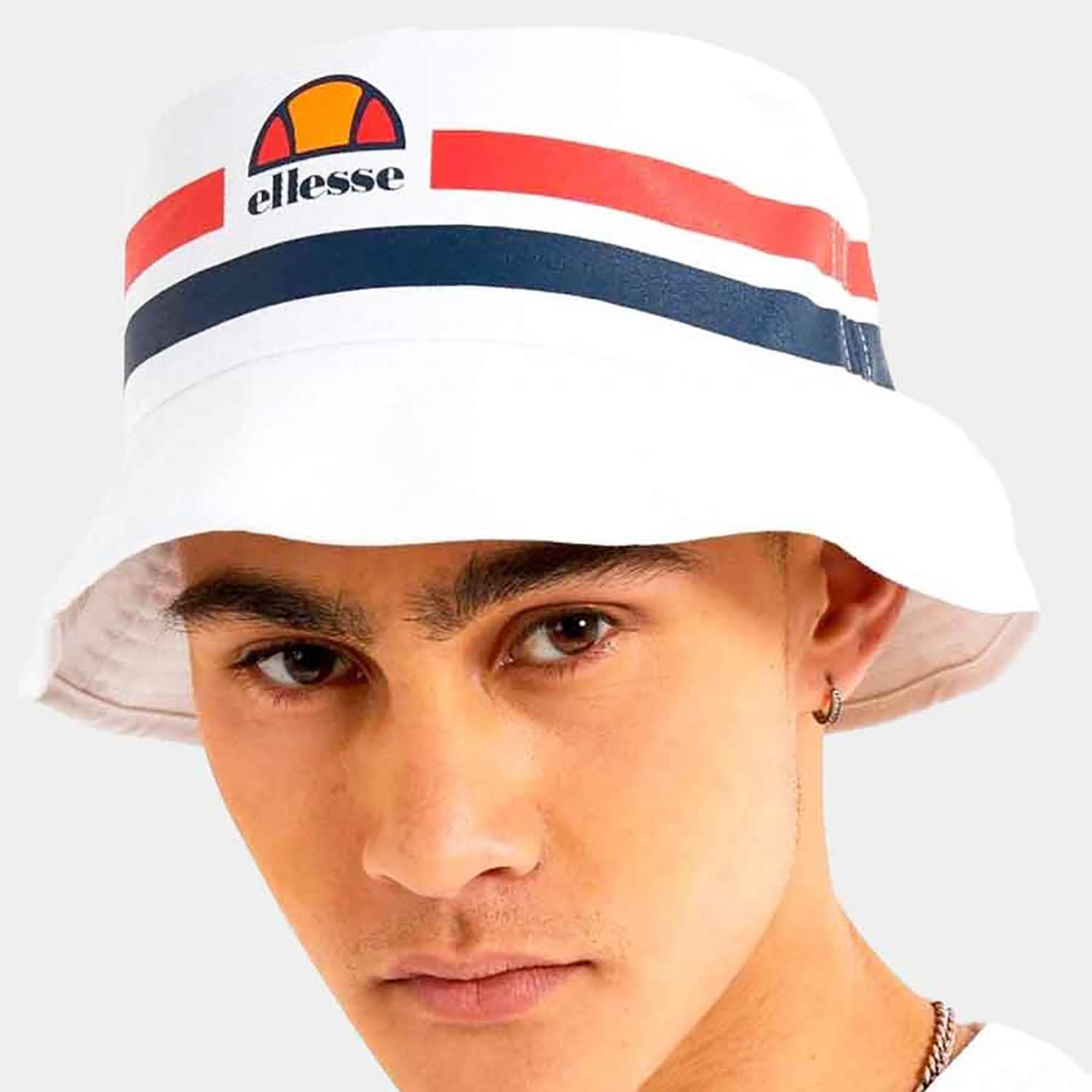 Ellesse New SAJA2070 Chicago WHITE Draft Bucket Lanori Holiday - Men\'s Denim 9TWENTY 2018 WHITE Pack Era Bulls Cap -