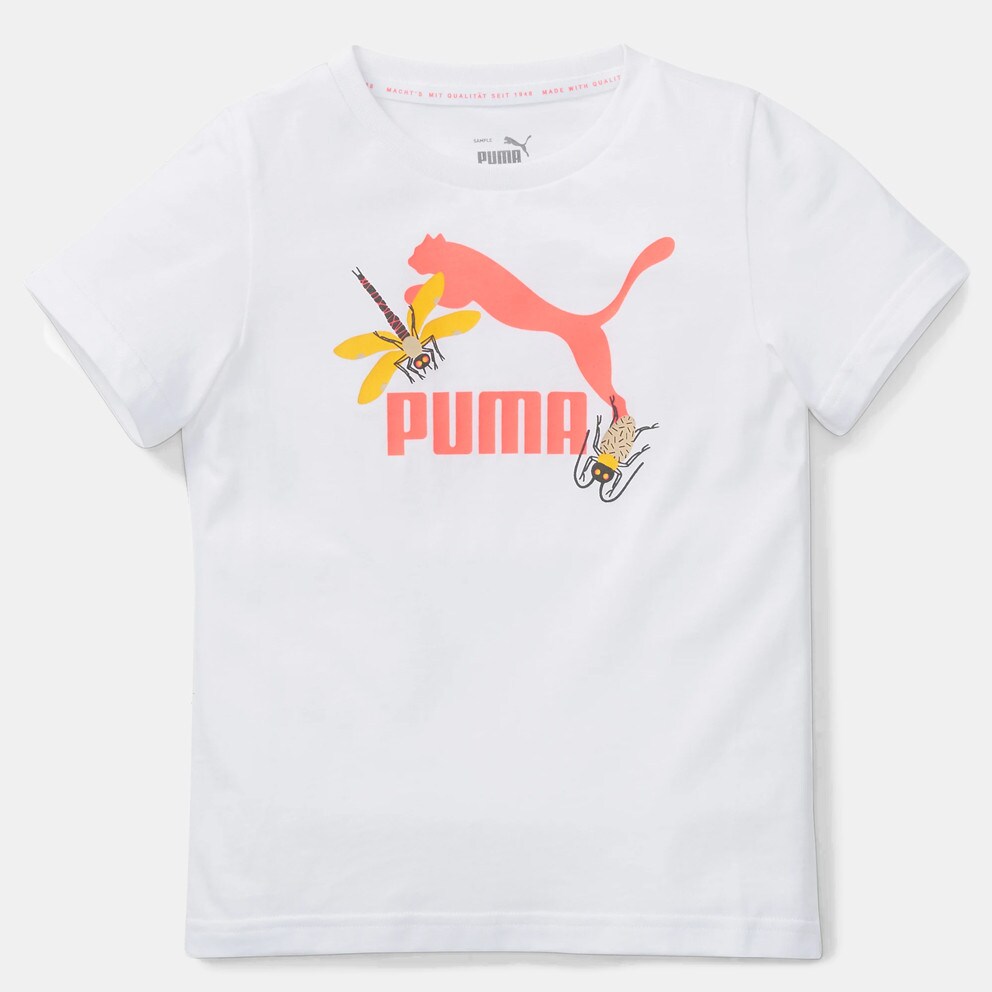 Shirt White 670134 - 02 - Puma Wmns Mayze Stack 'White Vaporous Grey' - Puma  Small World Kids' T