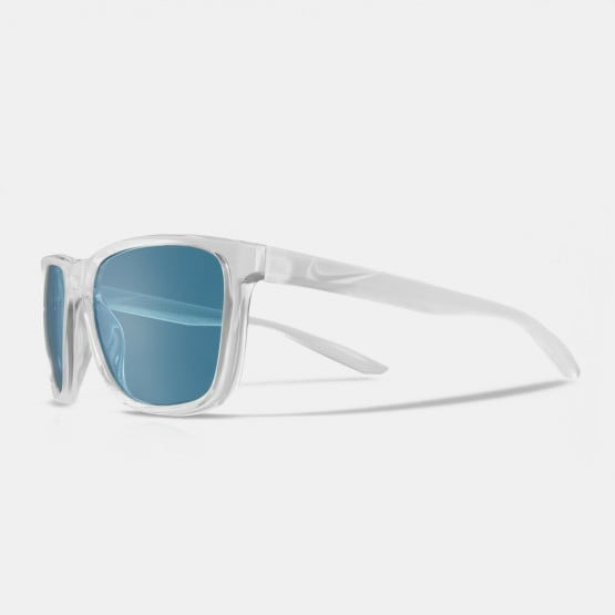 Nike Flip Ascent Kids' Sunglasses Clear DJ9930 - 900 - Het heeft glanzende Swoosh in het midden met een NIKE print